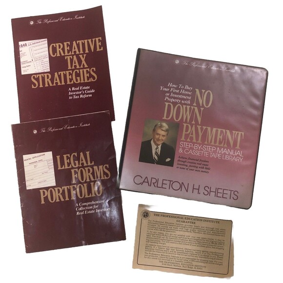 CARLETON H. SHEETS No Down Payment Step-by-Step Seminar - Picture 1 of 8